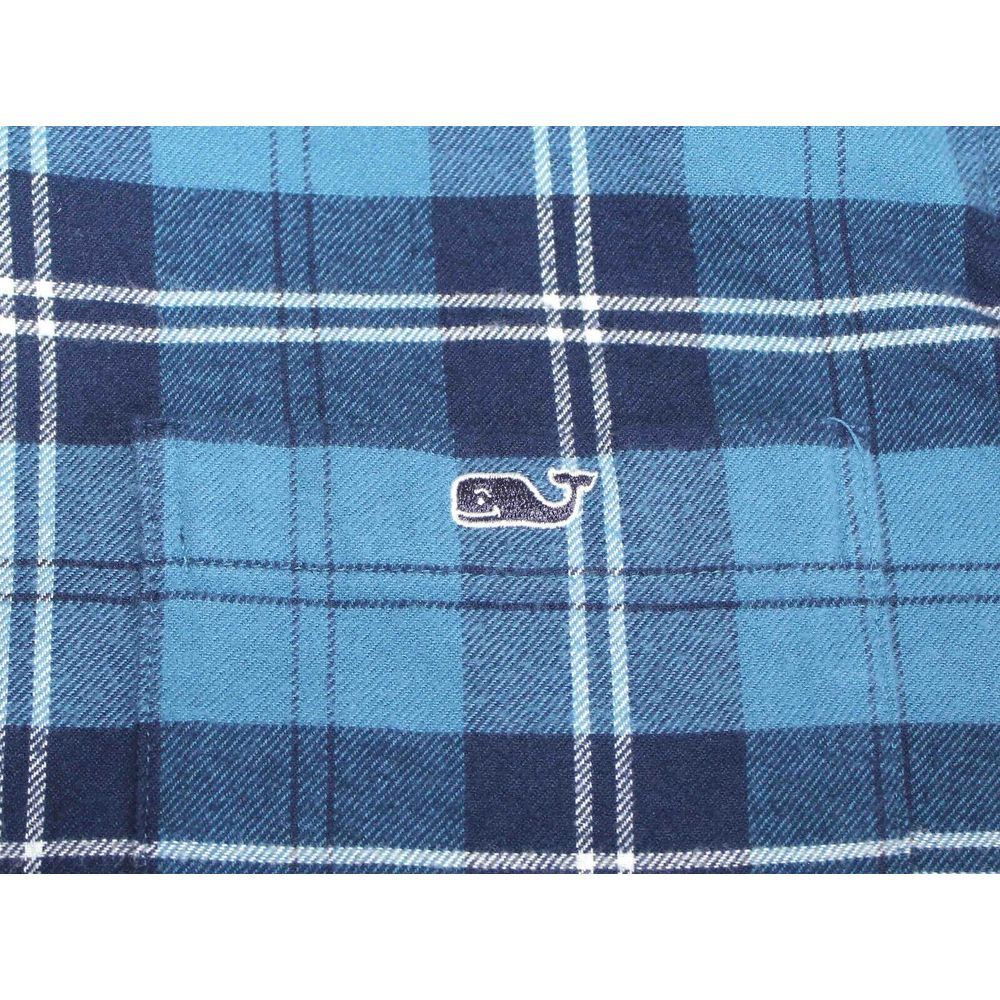 Vineyard Vines Classic Fit Stretch Flannel Plaid‎ Shirt Mens Size L - Picture 4 of 5